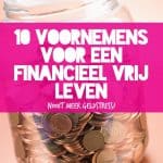 10 voornemens voor een financieel vrij leven