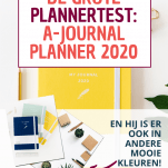 a-journal planner review 2020